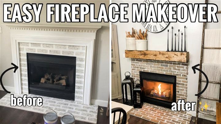 DIY Fireplace Makeover for Beginners