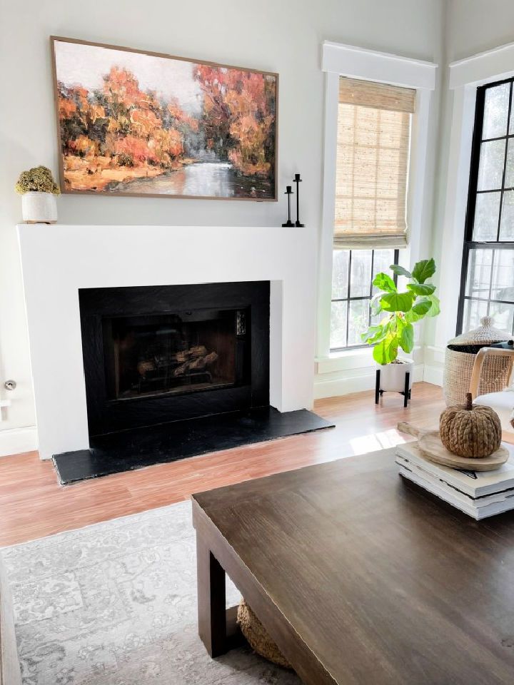How to Renew a Fireplace With Paint