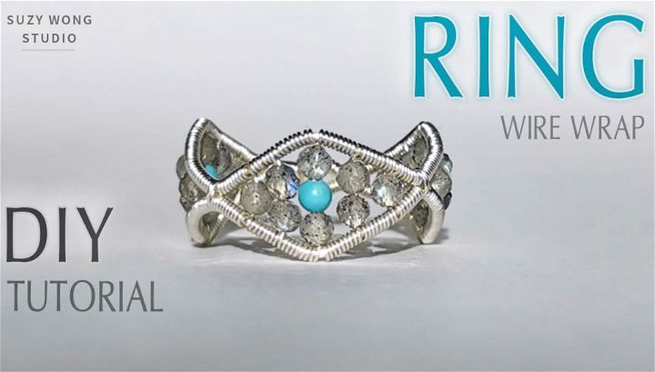 DIY Wire Wrapped Rhombus Ring