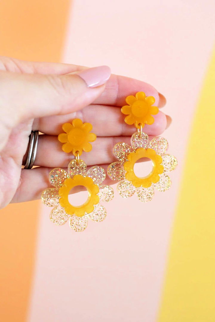 Daisy Earring Making Idea