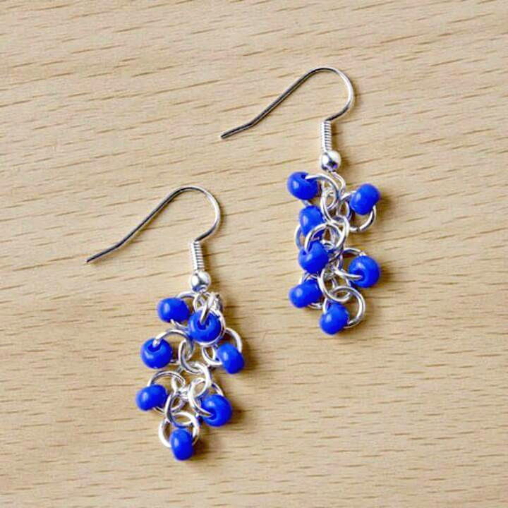 DIY Earrings Using Seed Bead