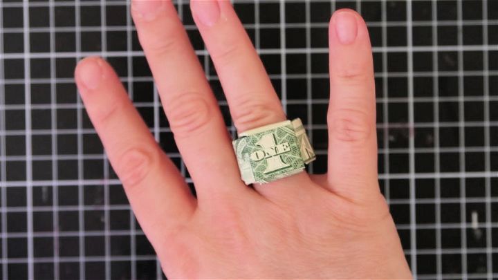  Easy DIY Dollar Bill Money Origami Ring 