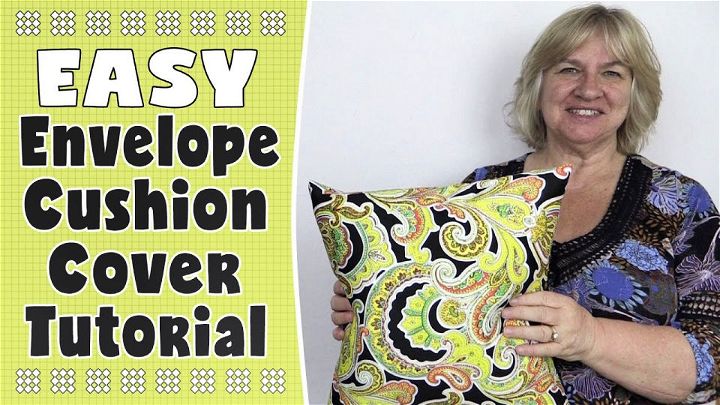 Envelope Cushion Cover Sewing Tutorial