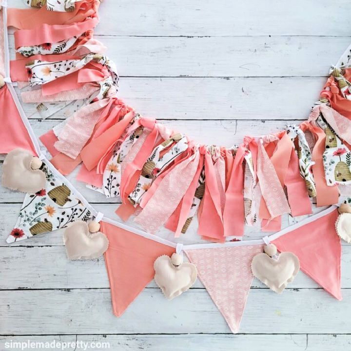 DIY Fabric Banner and Rag Tie Garland