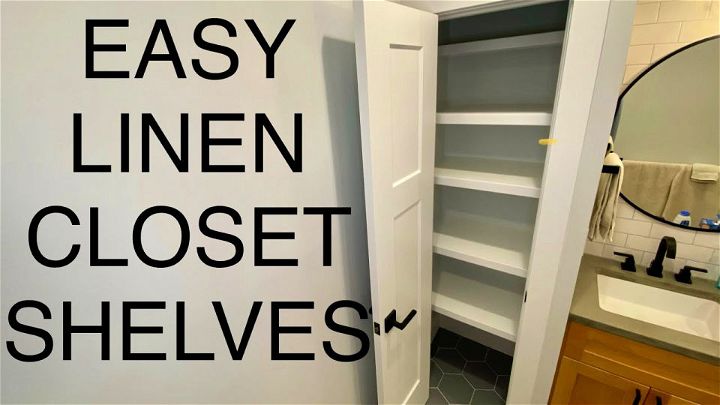 Fast Cheap and Easy DIY Closet Shelves