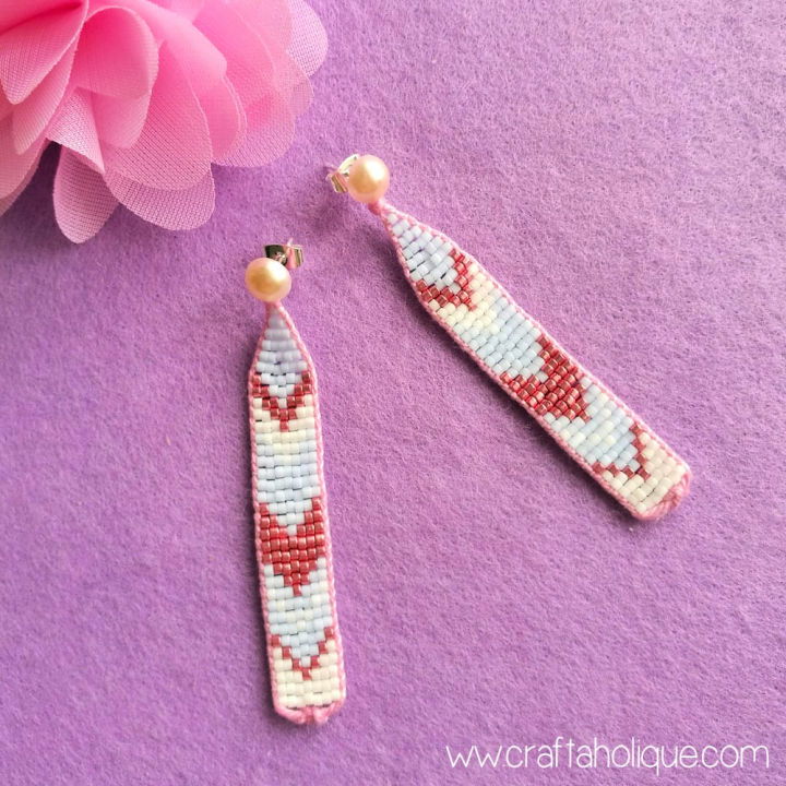 Free Chevron Beaded Earrings Pattern