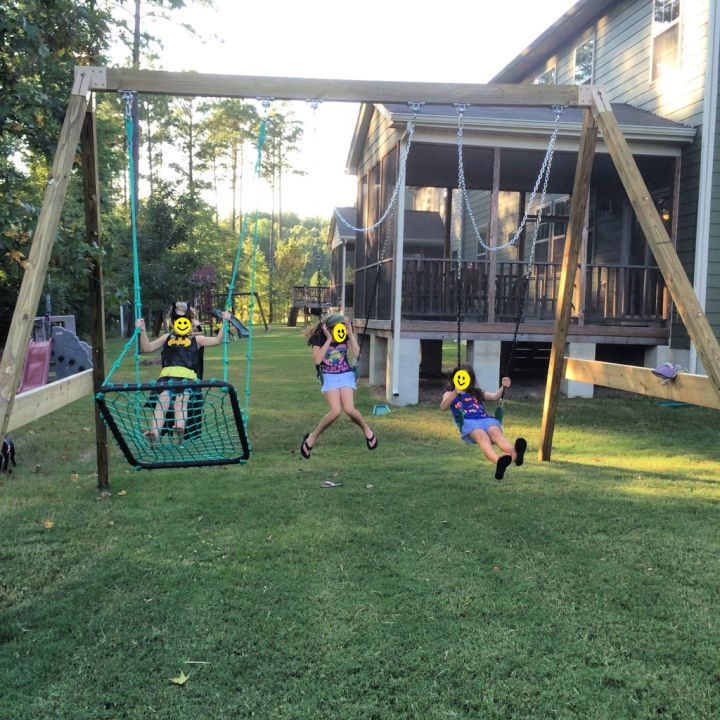 Free Standing A Frame Swing Set