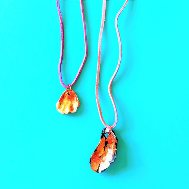 Gold Leaf Seashell Necklace Step-by-Step Instructions