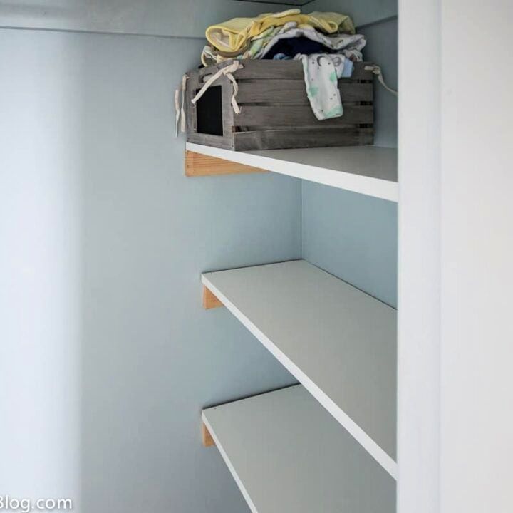 Handmade Closet Shelves