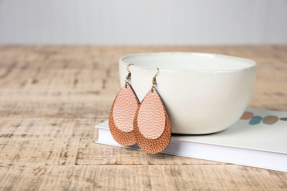 Handmade Leather Earrings