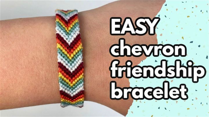 Simple Chevron Friendship Bracelet Pattern