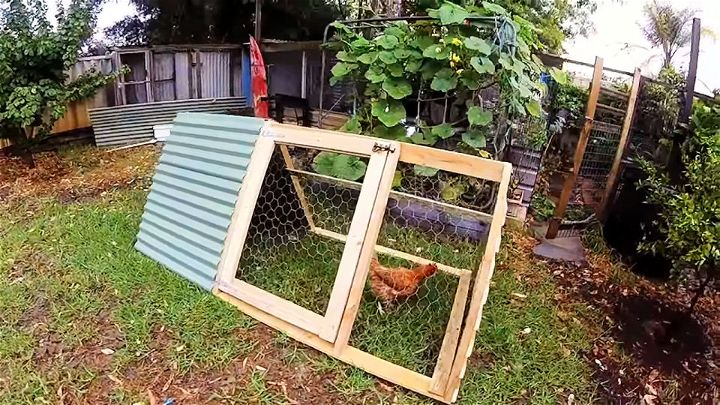 Homemade A Frame Chicken Coop