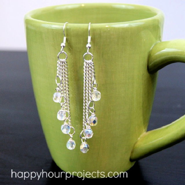 Using Jewelry Connectors To Make Easy Earrings - Happy Hour Projects