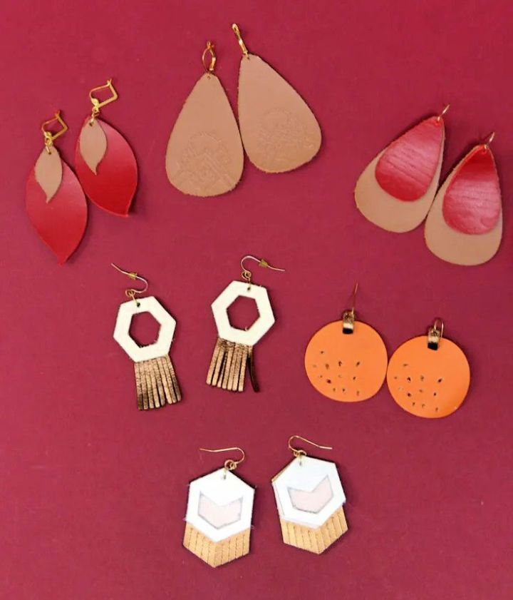 How to Make Leather Earrings at Home