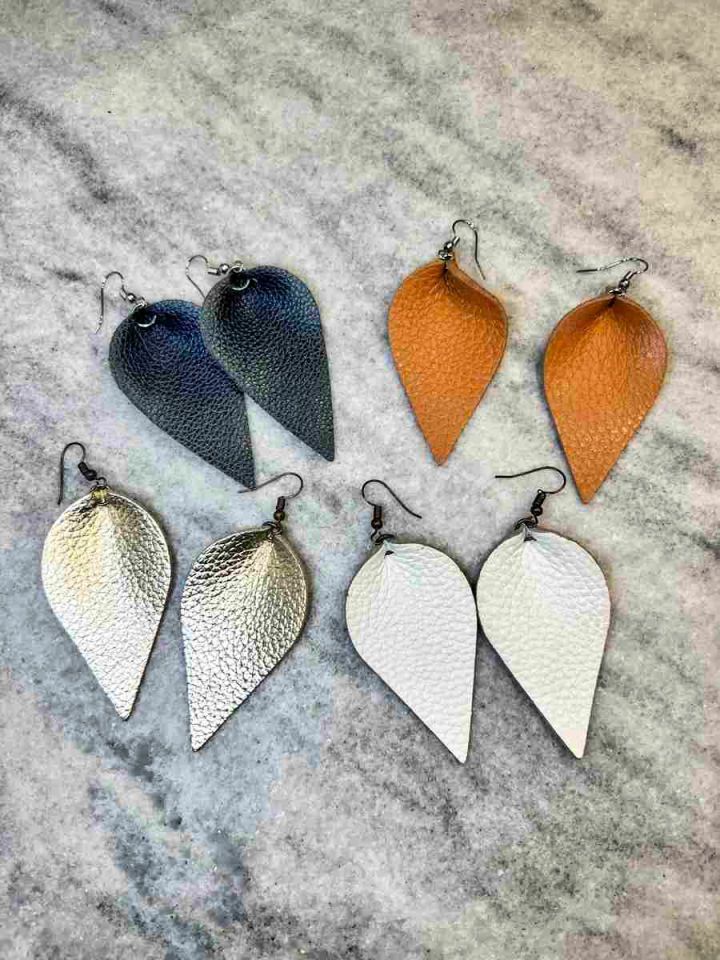 How to Make Leather Earrings