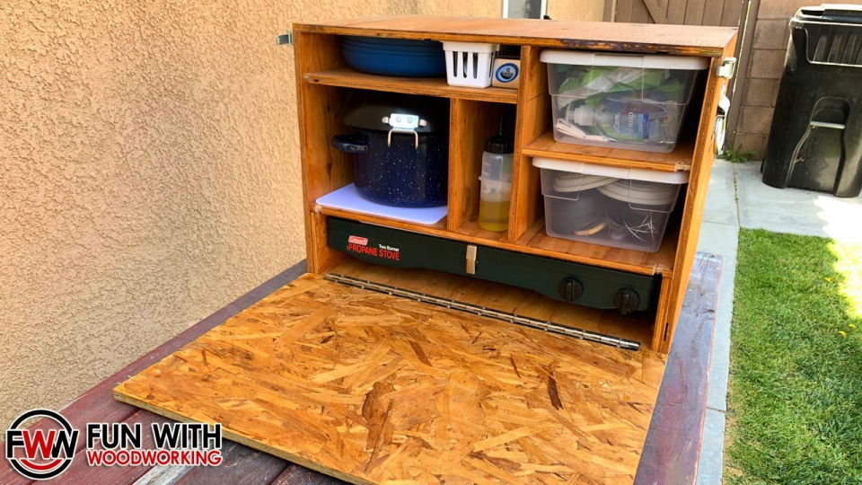 How to Make a Camping Kitchen Box