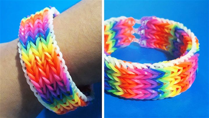 How to Make a Colorful Bracelet With Rubber Bands