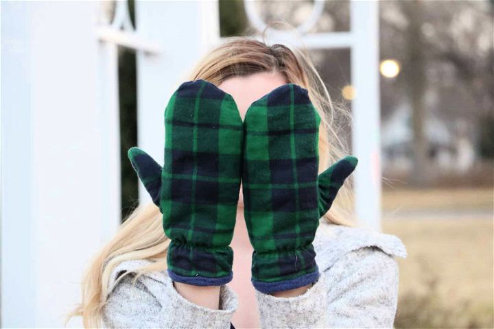 How to Sew Flannel Mittens