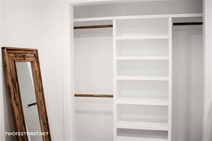 How to Make a Floating Closet With Shelves Organizer