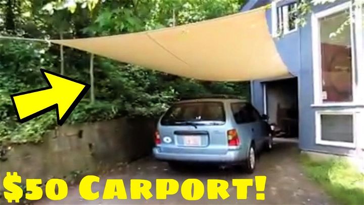 How to Make a Carport Under $50