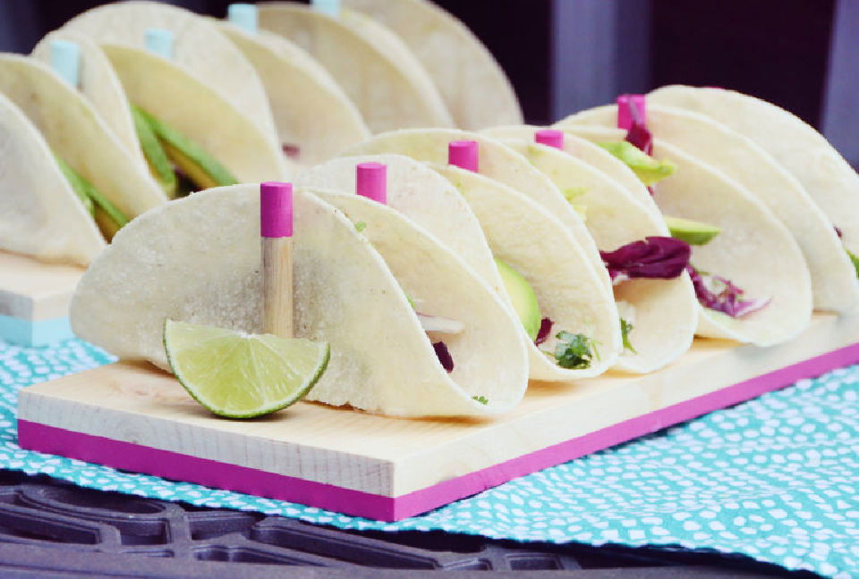 How to Make a Wooden Taco Holder