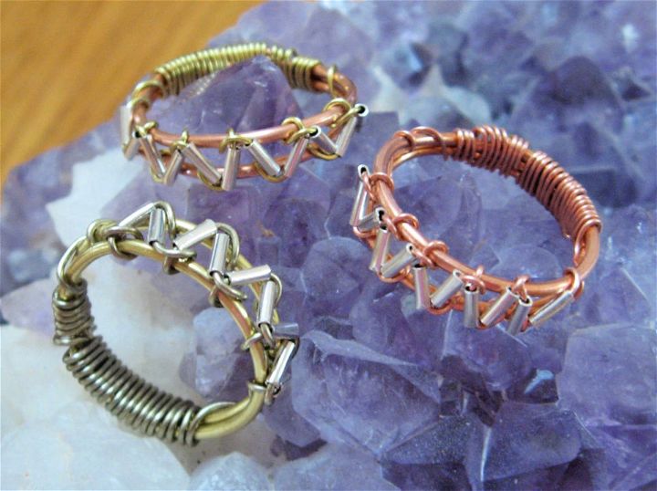 How to Make a Zig Zag Wire Wrapped Ring