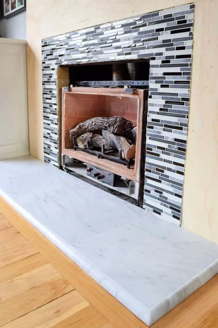 How to Tile a Fireplace for a Fresh and Modern Look