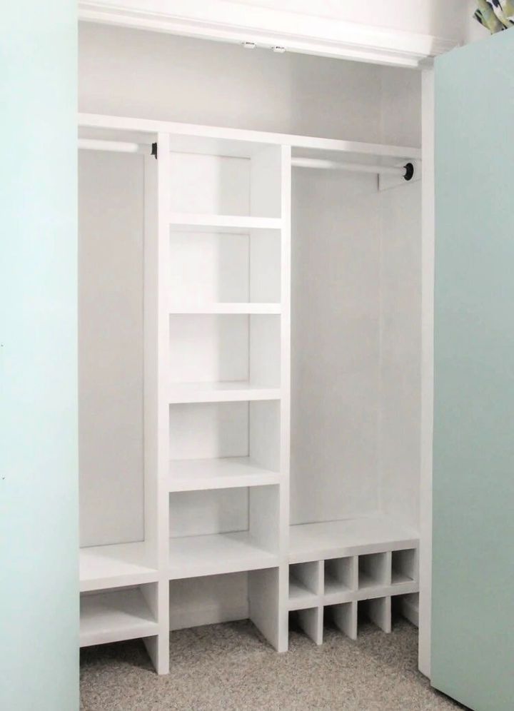 Inexpensive Closet Shelves Plan