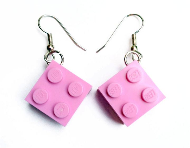 Inexpensive DIY Lego Earrings