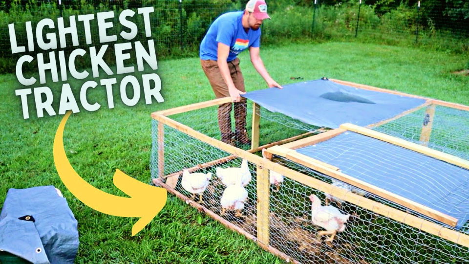 Lightest Lightweight Chicken Tractor Plan