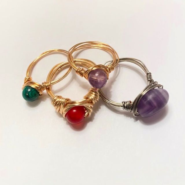Make Wire Wrapped Rings With Step by Step Instructions