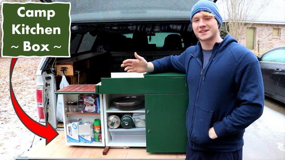 Make a Chuck Box Camp Kitchen for Truck