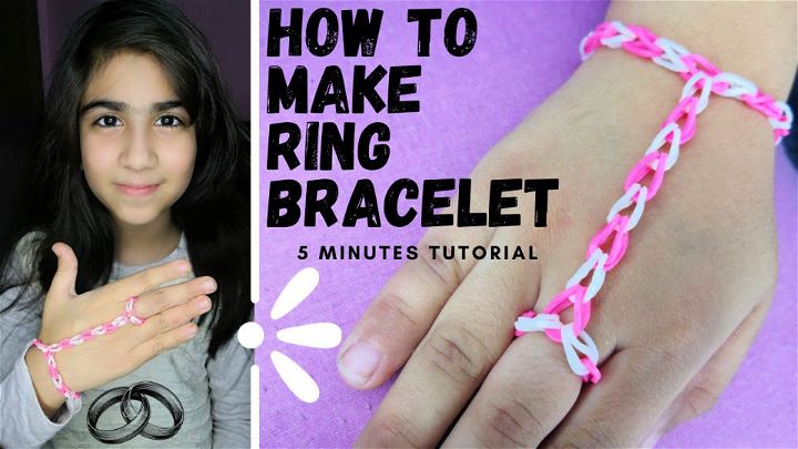 Make a Rubber Band Ring Bracelet