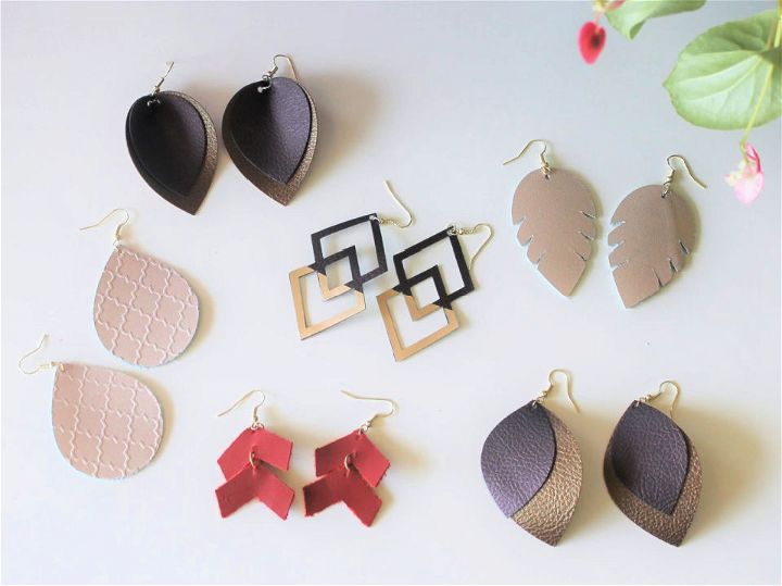 Making Your Own DIY Leather Earrings
