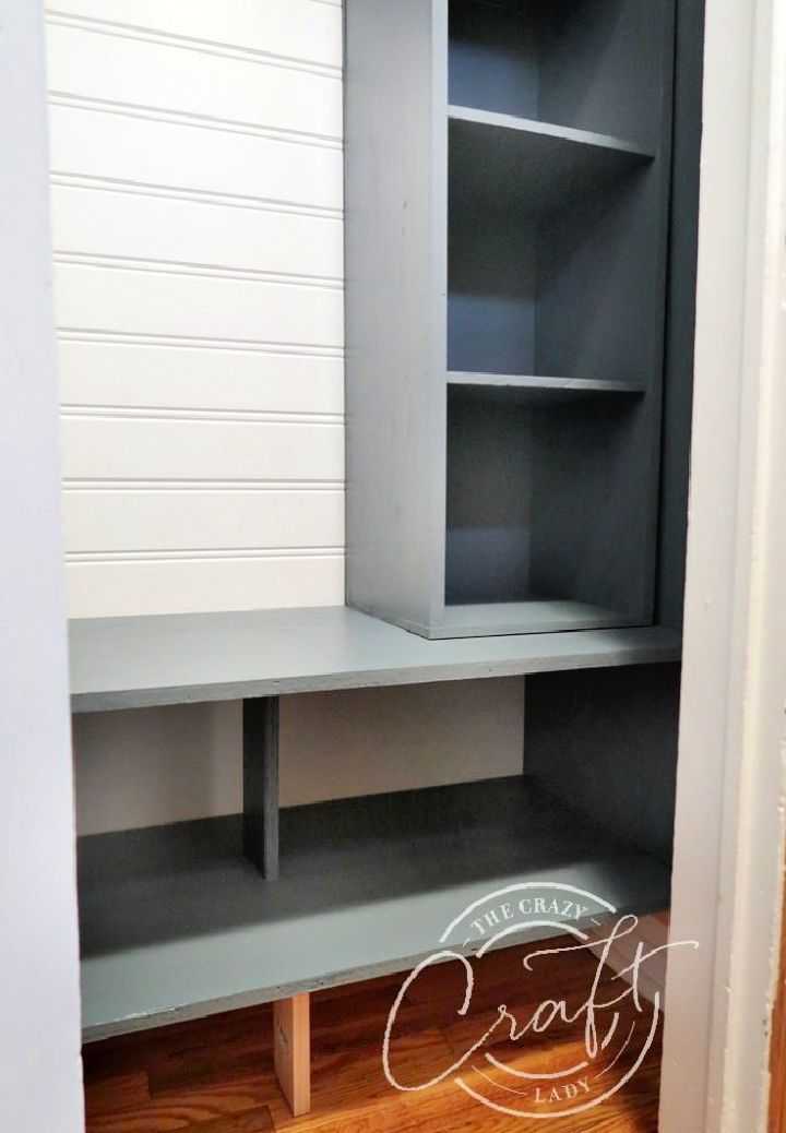 Plywood Shelves for Closet