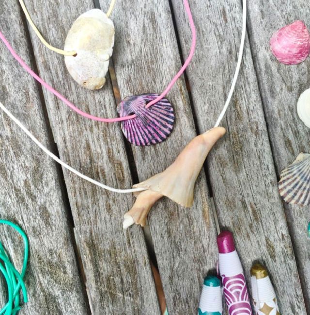 Making Your Own Seashell Necklaces