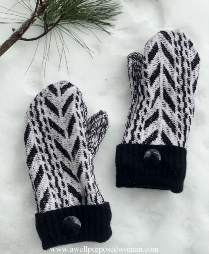 Making Your Own Sweater Mittens