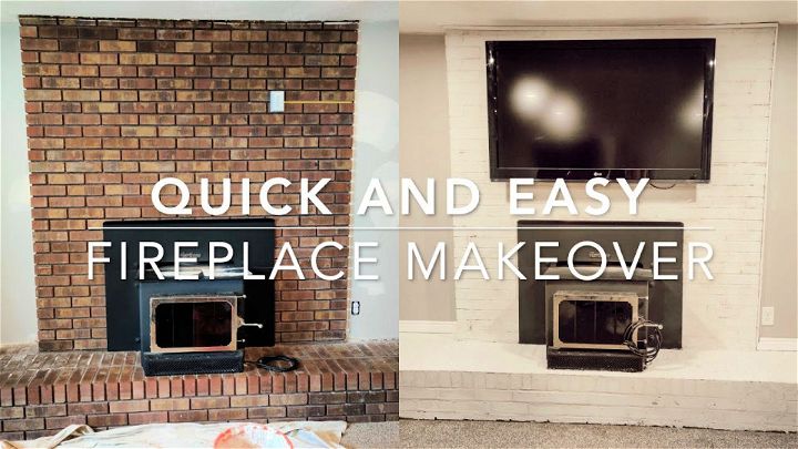 Easy and Inexpensive Fireplace Makeover Tutorial