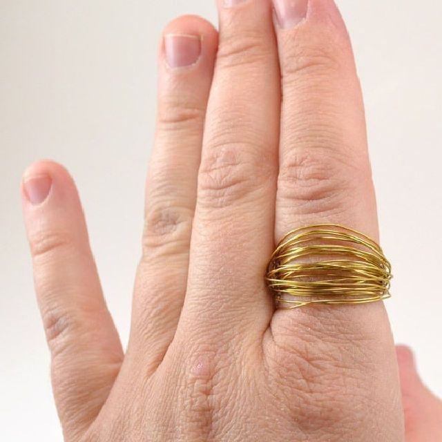 Quick and Easy DIY Wire Wrapped Ring
