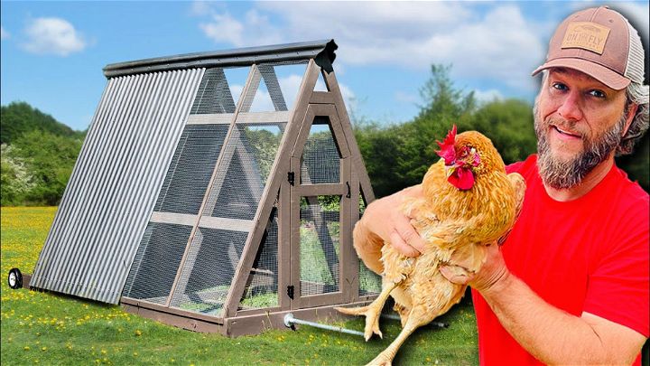 imple A Frame Chicken Coop Ideas