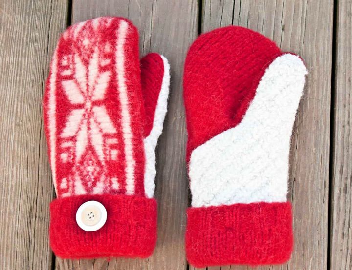 How to Sew Mittens From Sweater 
