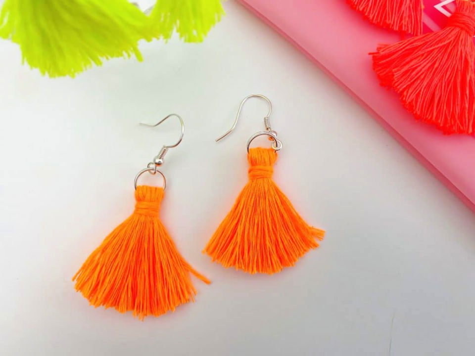 DIY Tassel Earrings Gift for Friend