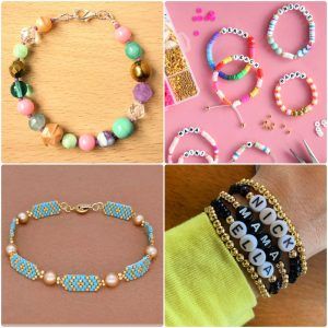 how to make beaded bracelets: 25 easy bead bracelet patterns - diy bracelets with beads