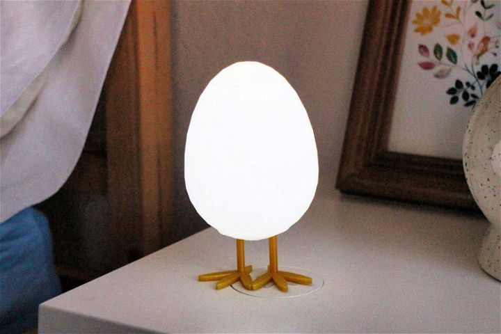 3D Printed Led Egg Night Light