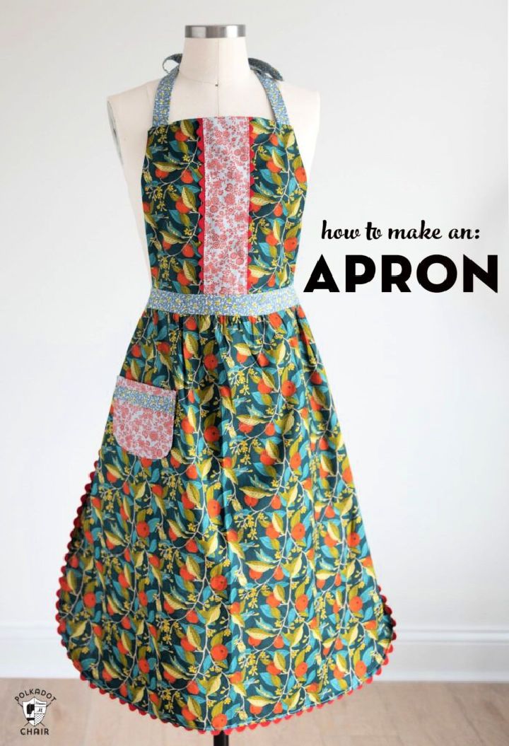 Adorable Women's Apron Sewing Pattern
