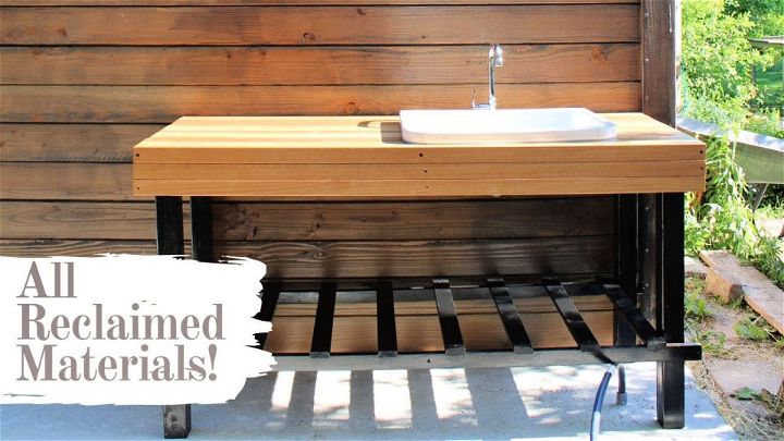 DIY Outdoor Kitchen Sink Tutorial