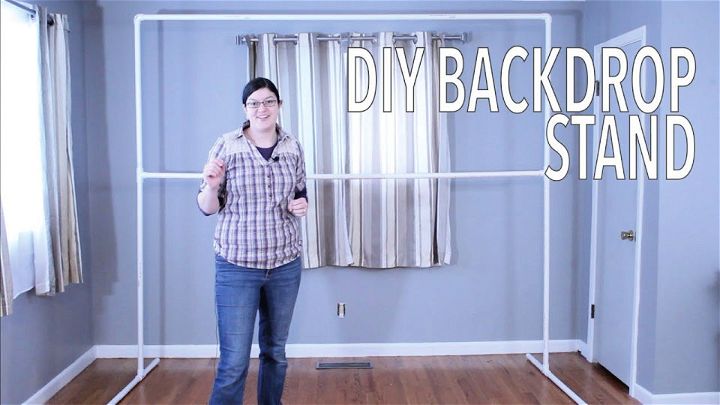 Cheap DIY PVC Backdrop Stand