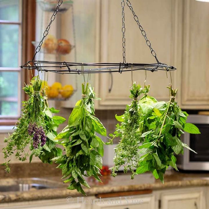 Make a Hanging Herb Drying Rack