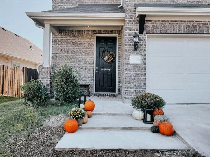 DIY Concrete Front Porch Steps