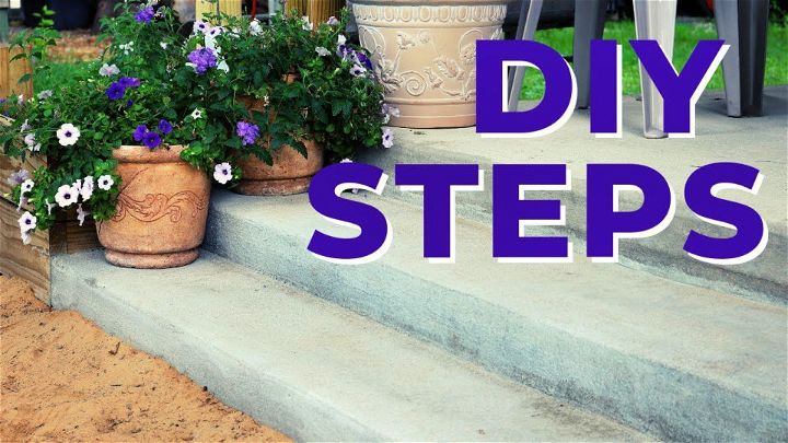 DIY Concrete Steps Pour and Finish